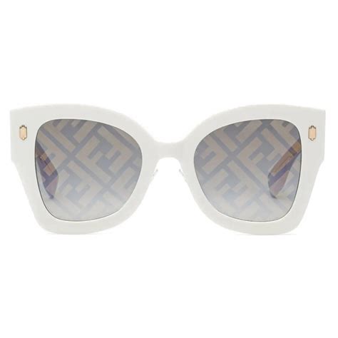 fendi sunglasses white frame|fendi sunglasses catalogue.